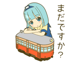Railroad Girl Sticker 2 sticker #3248842
