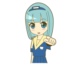 Railroad Girl Sticker 2 sticker #3248843