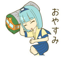 Railroad Girl Sticker 2 sticker #3248846