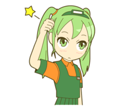 Railroad Girl Sticker 2 sticker #3248851