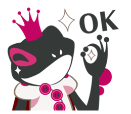 Darkness Frog Prince sticker #3249448
