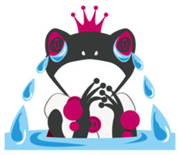 Darkness Frog Prince sticker #3249465