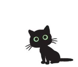 Black Cat KURO-CHAN sticker #3249587