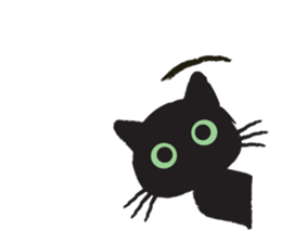 Black Cat KURO-CHAN sticker #3249589