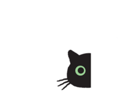 Black Cat KURO-CHAN sticker #3249593