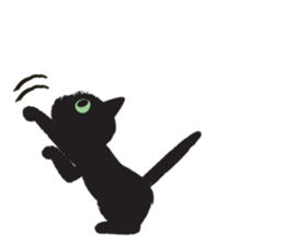 Black Cat KURO-CHAN sticker #3249596