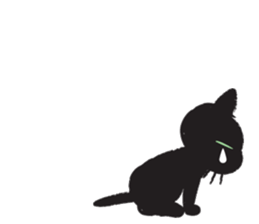 Black Cat KURO-CHAN sticker #3249597