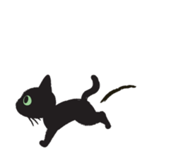 Black Cat KURO-CHAN sticker #3249599