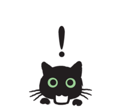Black Cat KURO-CHAN sticker #3249600