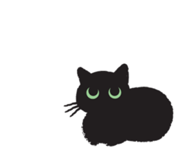 Black Cat KURO-CHAN sticker #3249602
