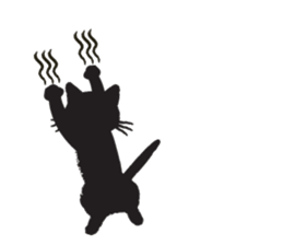 Black Cat KURO-CHAN sticker #3249603