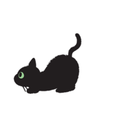 Black Cat KURO-CHAN sticker #3249608