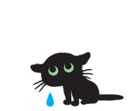 Black Cat KURO-CHAN sticker #3249609