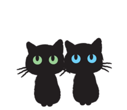 Black Cat KURO-CHAN sticker #3249611