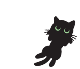 Black Cat KURO-CHAN sticker #3249612