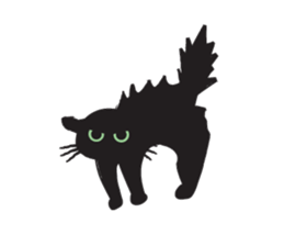 Black Cat KURO-CHAN sticker #3249613