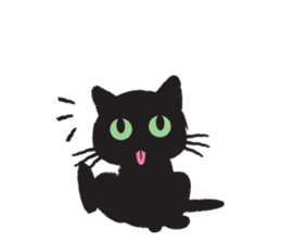 Black Cat KURO-CHAN sticker #3249614