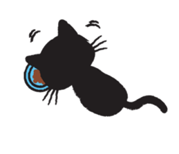 Black Cat KURO-CHAN sticker #3249615