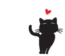 Black Cat KURO-CHAN sticker #3249617