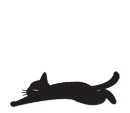Black Cat KURO-CHAN sticker #3249618