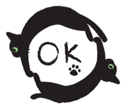 Black Cat KURO-CHAN sticker #3249620