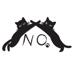 Black Cat KURO-CHAN sticker #3249621