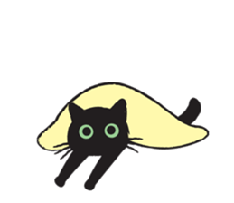 Black Cat KURO-CHAN sticker #3249624