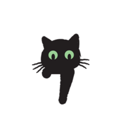 Black Cat KURO-CHAN sticker #3249625