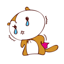 flying squirrel momo sticker #3250236