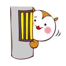 flying squirrel momo sticker #3250260