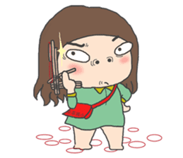 Trouble sister go to school sticker #3251080