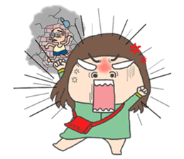 Trouble sister go to school sticker #3251081