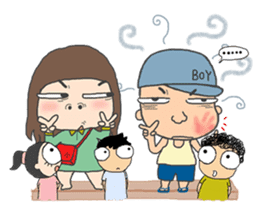 Trouble sister go to school sticker #3251092