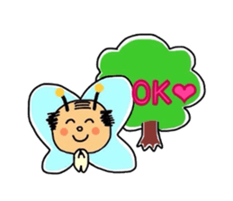 Cute Uncle fairy sticker #3251191
