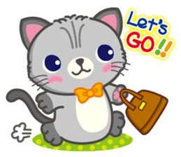 MunchkinCat!Spring is in full bloom!Eng. sticker #3251309