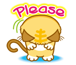 MunchkinCat!Spring is in full bloom!Eng. sticker #3251315