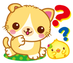 MunchkinCat!Spring is in full bloom!Eng. sticker #3251318