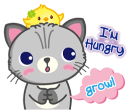 MunchkinCat!Spring is in full bloom!Eng. sticker #3251323