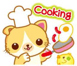 MunchkinCat!Spring is in full bloom!Eng. sticker #3251325