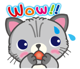 MunchkinCat!Spring is in full bloom!Eng. sticker #3251331