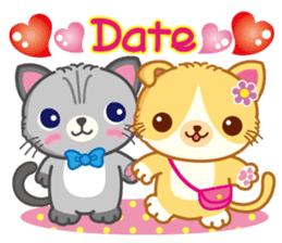 MunchkinCat!Spring is in full bloom!Eng. sticker #3251337