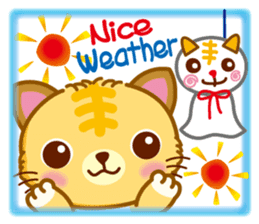 MunchkinCat!Spring is in full bloom!Eng. sticker #3251344