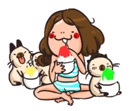 Sunny & The Gang (Beach collection!) sticker #3251393