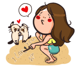 Sunny & The Gang (Beach collection!) sticker #3251401