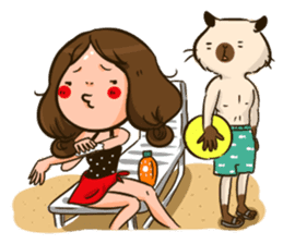 Sunny & The Gang (Beach collection!) sticker #3251402