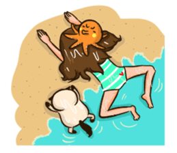 Sunny & The Gang (Beach collection!) sticker #3251405