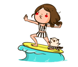 Sunny & The Gang (Beach collection!) sticker #3251408