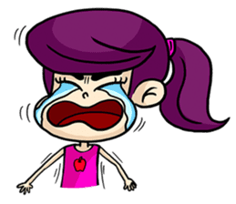 Yam Roll, a cute little girl sticker #3251553