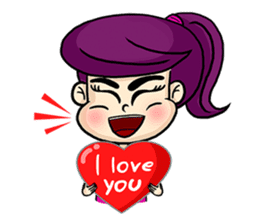 Yam Roll, a cute little girl sticker #3251560