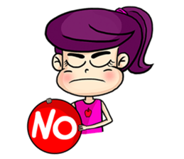 Yam Roll, a cute little girl sticker #3251561